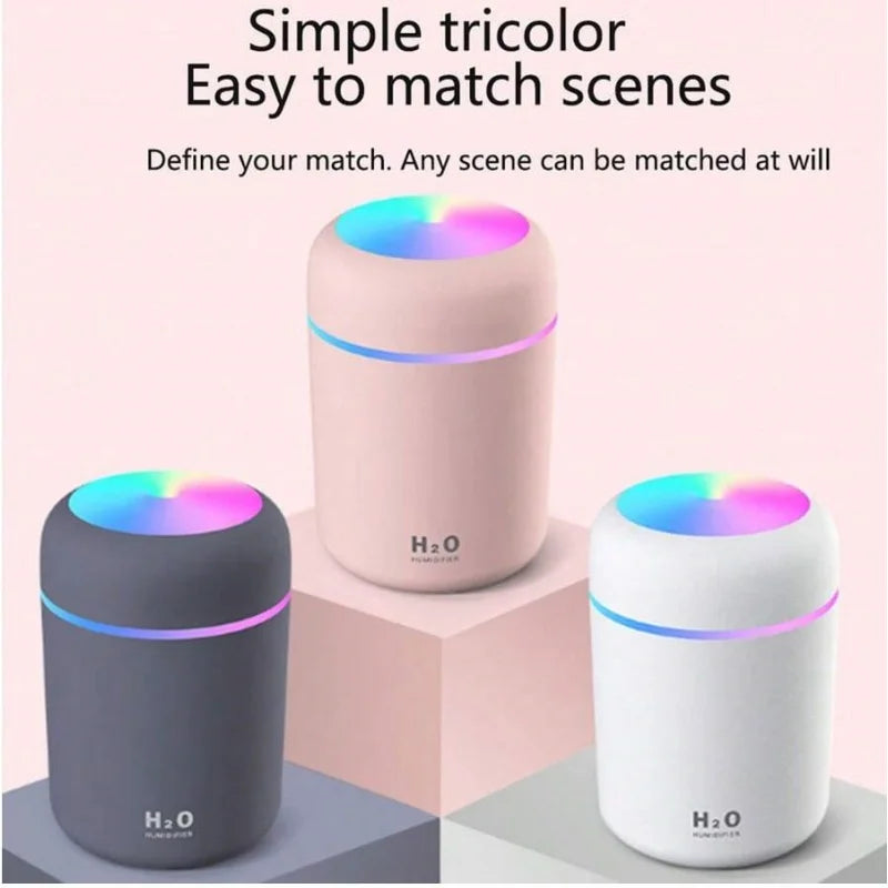 Brazil Air Humidifier Desktop Colorful Atmosphere Lamp Essential Oil Diffuser Spray Usb H2O Car Humidifier