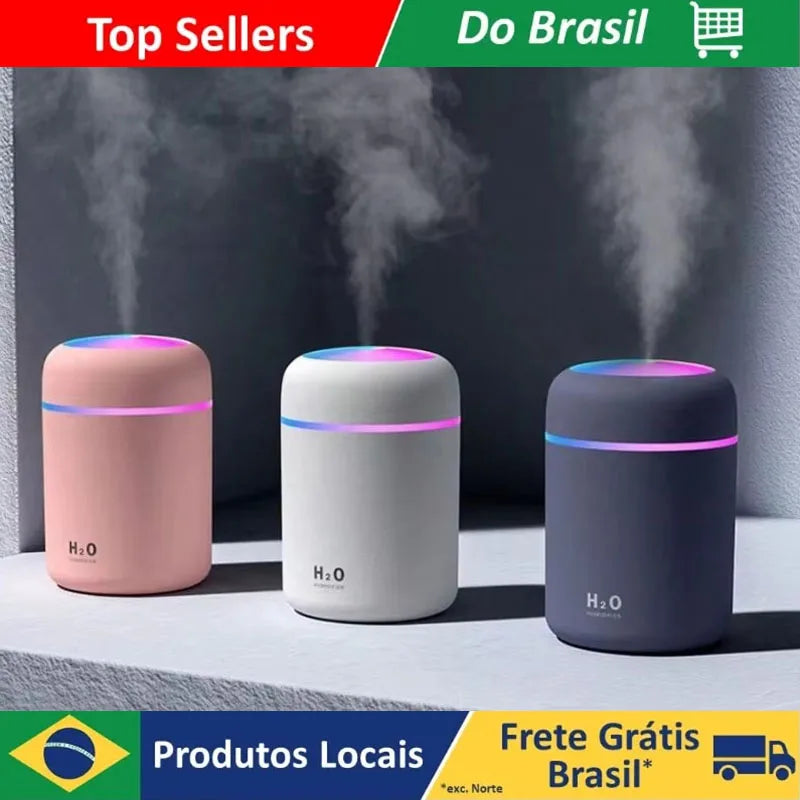 Brazil Air Humidifier Desktop Colorful Atmosphere Lamp Essential Oil Diffuser Spray Usb H2O Car Humidifier