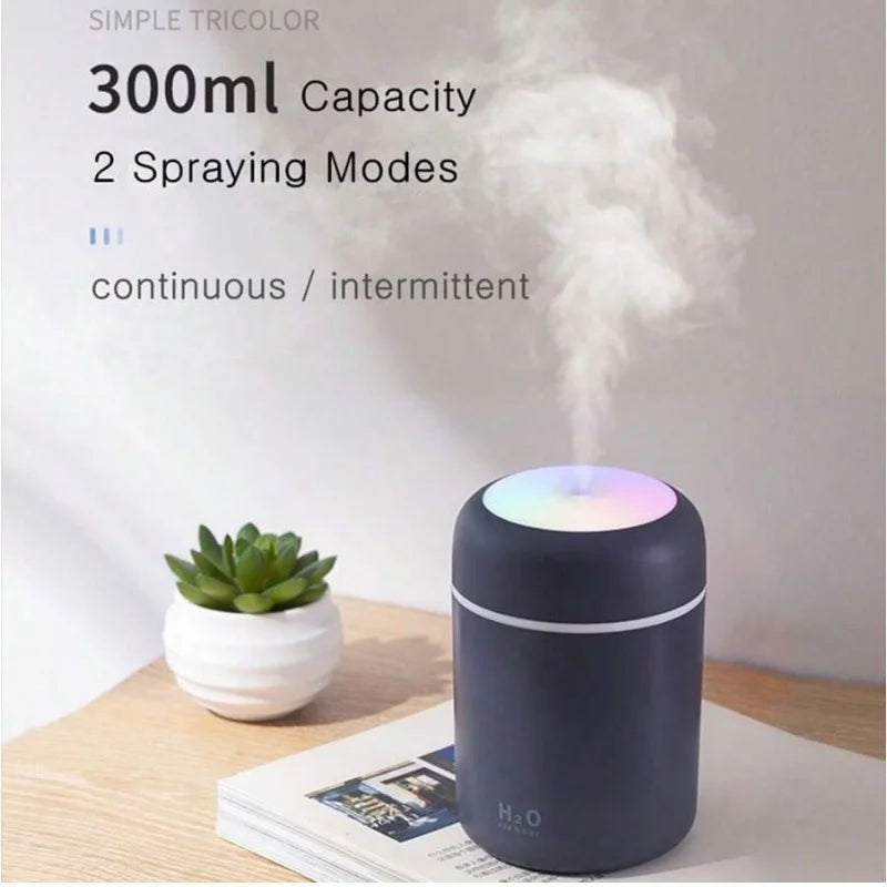 Brazil Air Humidifier Desktop Colorful Atmosphere Lamp Essential Oil Diffuser Spray Usb H2O Car Humidifier